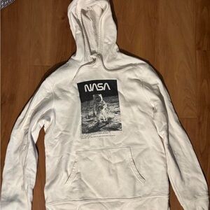Old Navy Large White NASA Hoodie